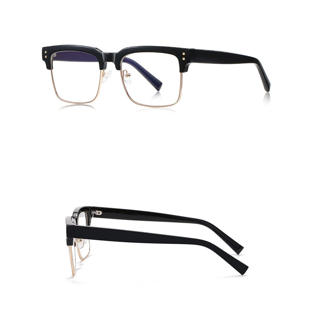 Lunettes d'ordinateur pour femme Techsuit 2205, anti-lumière bleue, noir et or