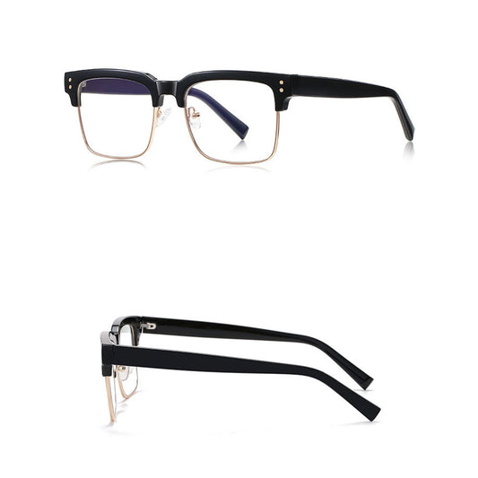 Lunettes d'ordinateur pour femme Techsuit 2205, anti-lumière bleue, noir et or