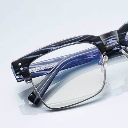 Lunettes d'ordinateur pour femme Techsuit 2205, anti-lumière bleue, noir et or
