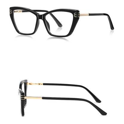 Lunettes d'ordinateur pour femmes Techsuit 2262, Anti-Lumière Bleue, Noires