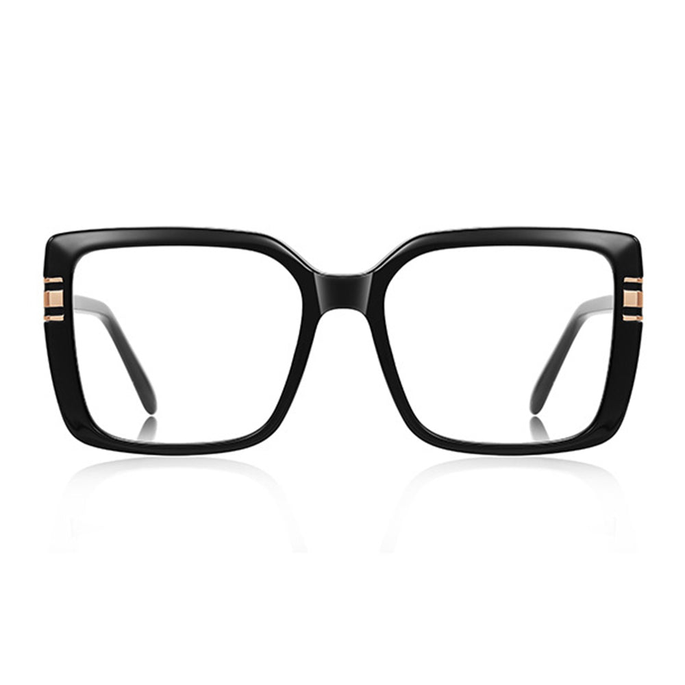 Lunettes d'ordinateur pour femmes Techsuit 2270, Anti-Lumière Bleue, Noires