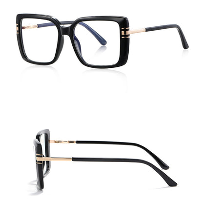 Lunettes d'ordinateur pour femmes Techsuit 2270, Anti-Lumière Bleue, Noires