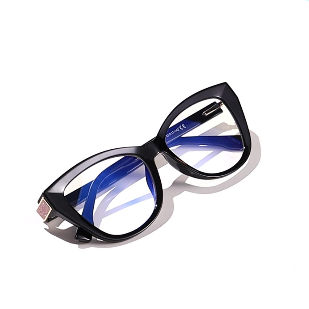Lunettes d'ordinateur pour femmes Techsuit 2276, Anti-Lumière Bleue, Noires