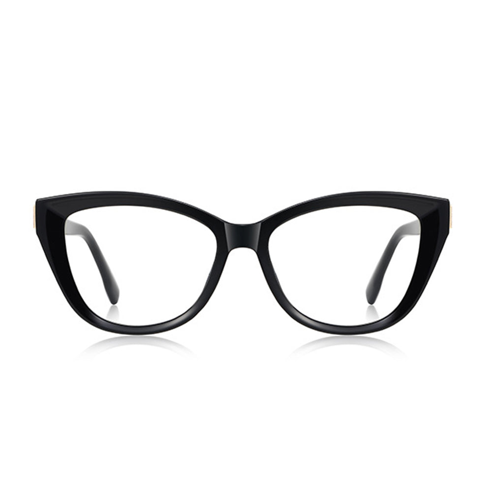 Lunettes d'ordinateur pour femmes Techsuit 2276, Anti-Lumière Bleue, Noires