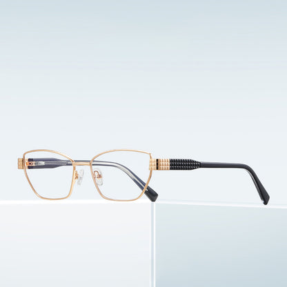Lunettes d'ordinateur pour femmes Techsuit 3162, Anti-Lumière Bleue, Dorées