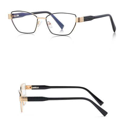 Lunettes d'ordinateur pour femmes Techsuit 3162, Anti-Lumière Bleue, Noires