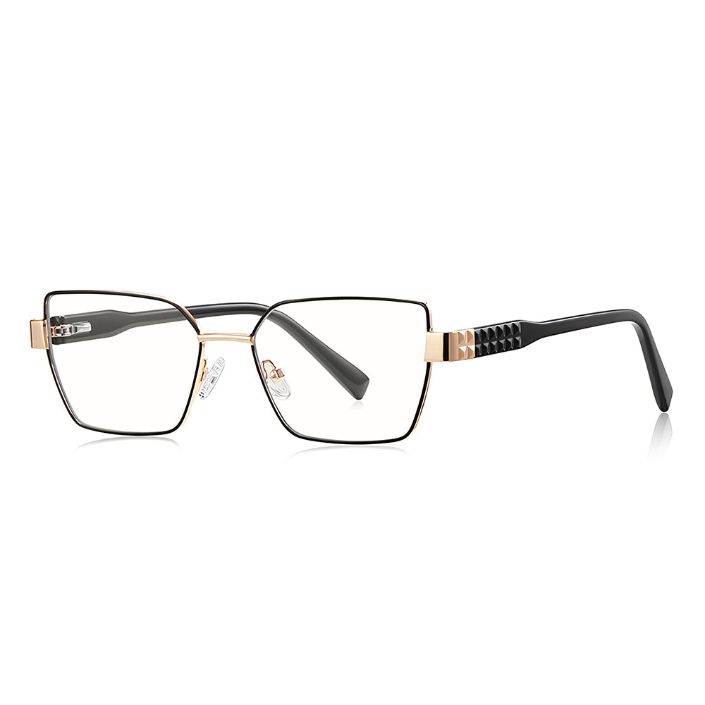 Lunettes d'ordinateur pour femmes Techsuit 3169, Anti-Lumière Bleue, Noires