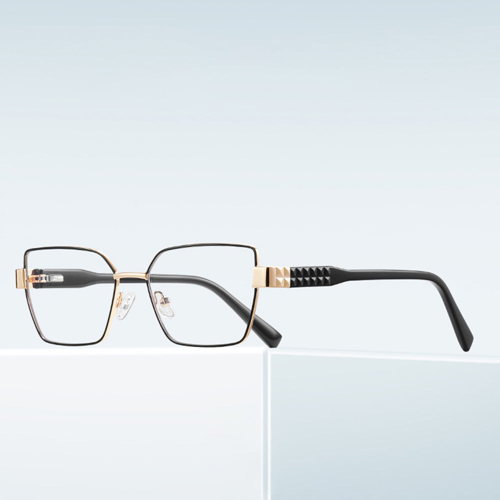 Lunettes d'ordinateur pour femmes Techsuit 3169, Anti-Lumière Bleue, Noires