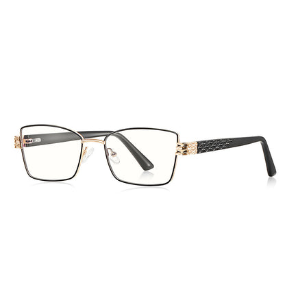 Lunettes d'ordinateur pour femmes Techsuit 3171, Anti-Lumière Bleue, Noires