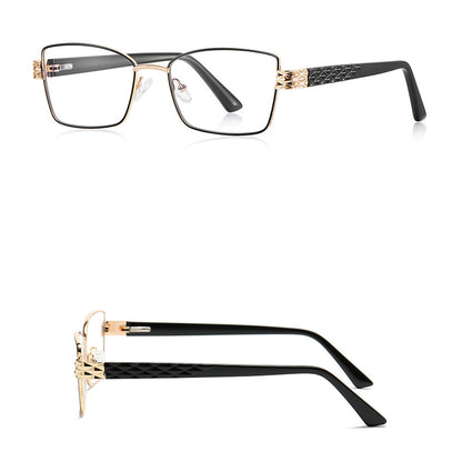 Lunettes d'ordinateur pour femmes Techsuit 3171, Anti-Lumière Bleue, Noires