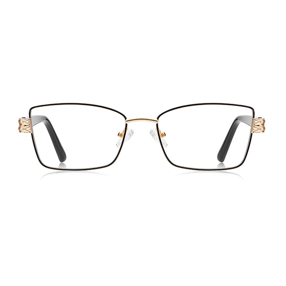 Lunettes d'ordinateur pour femmes Techsuit 3171, Anti-Lumière Bleue, Noires