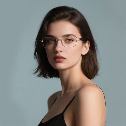 Lunettes d'ordinateur pour femmes Techsuit 3171, Anti-Lumière Bleue, Noires