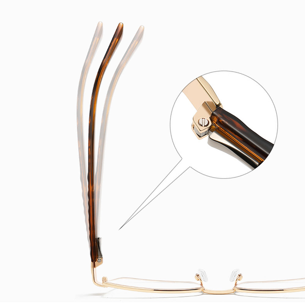 Lunettes d'ordinateur pour femmes Techsuit 3171, Anti-Lumière Bleue, Noires