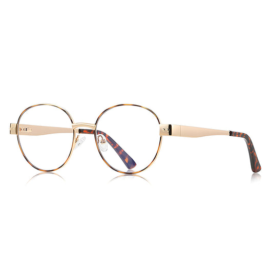 Lunettes d'ordinateur pour femme Techsuit 3175, anti-lumière bleue, doré imprimé