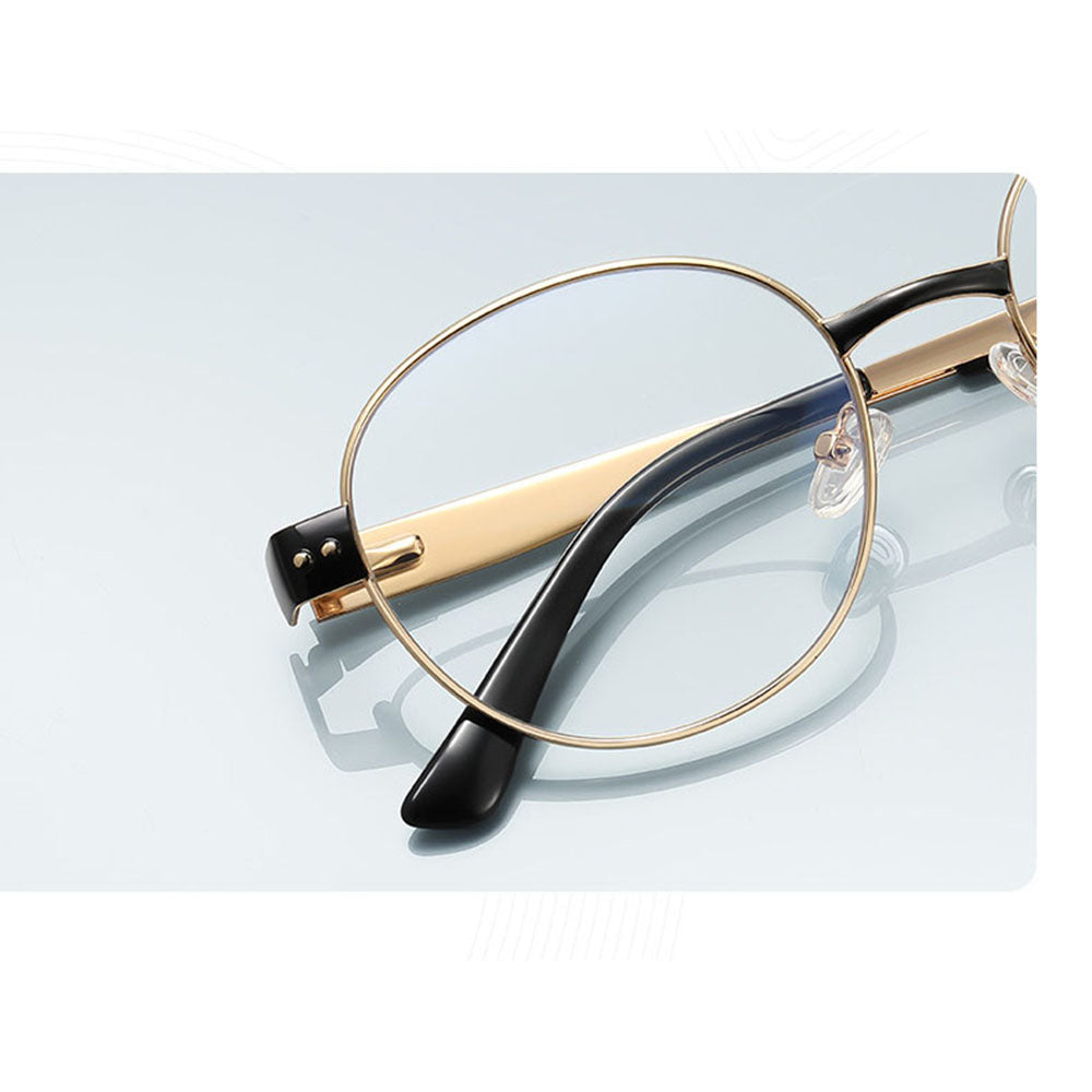 Lunettes d'ordinateur pour femme Techsuit 3175, anti-lumière bleue, doré imprimé
