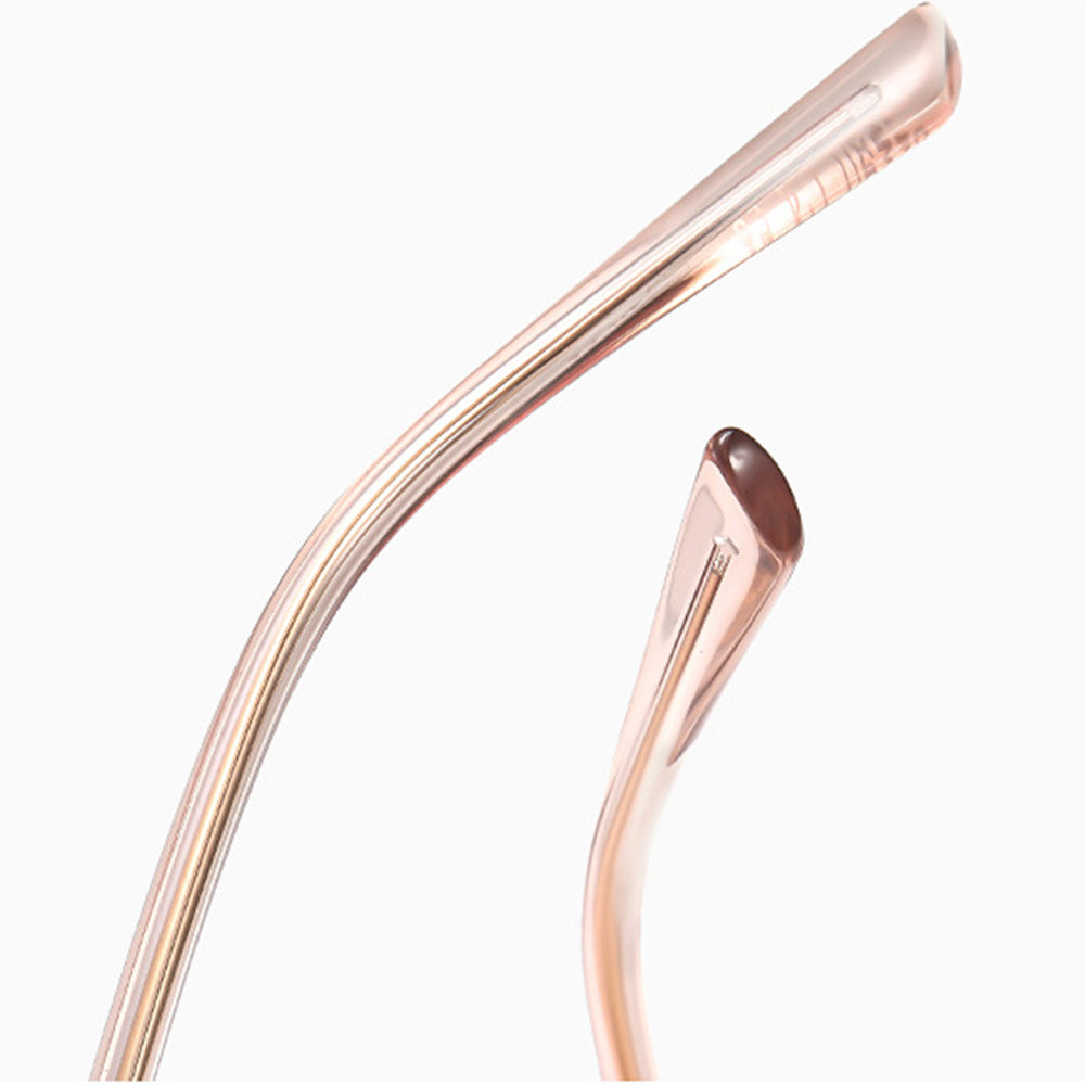 Lunettes d'ordinateur pour femmes Techsuit 82290, Anti-Lumière Bleue, Or Rose