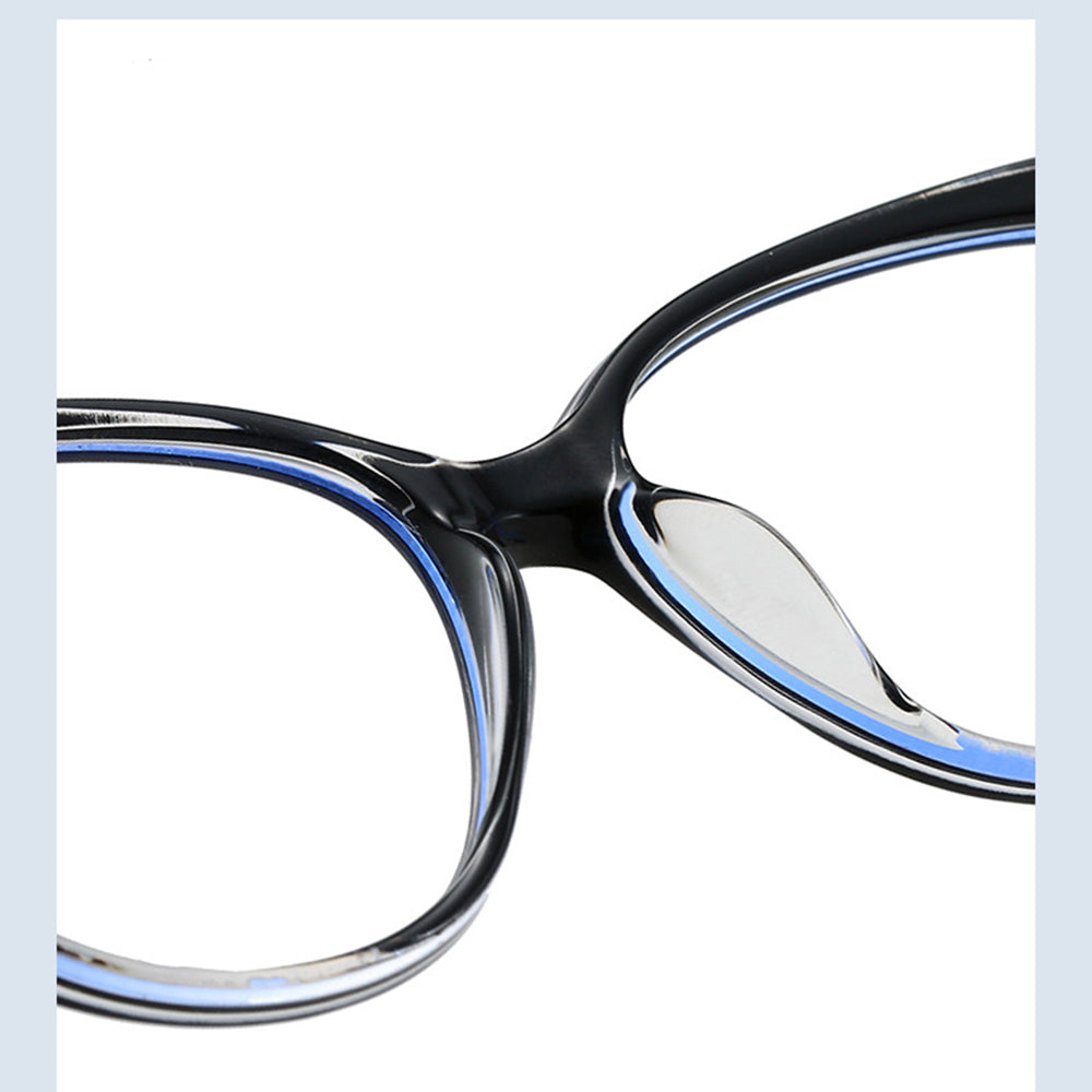 Lunettes d'ordinateur pour femme Techsuit F5018-C8, anti-lumière bleue, bleues