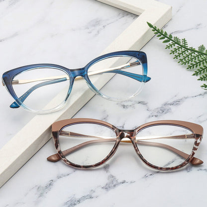 Lunettes d'ordinateur pour femme Techsuit F5018-C8, anti-lumière bleue, bleues
