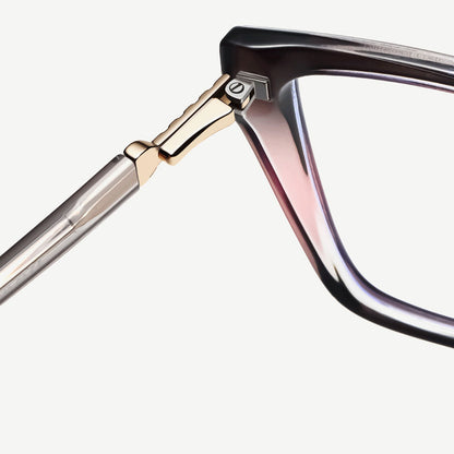 Lunettes d'ordinateur pour femme Techsuit LS250, anti-lumière bleue, dégradé rose