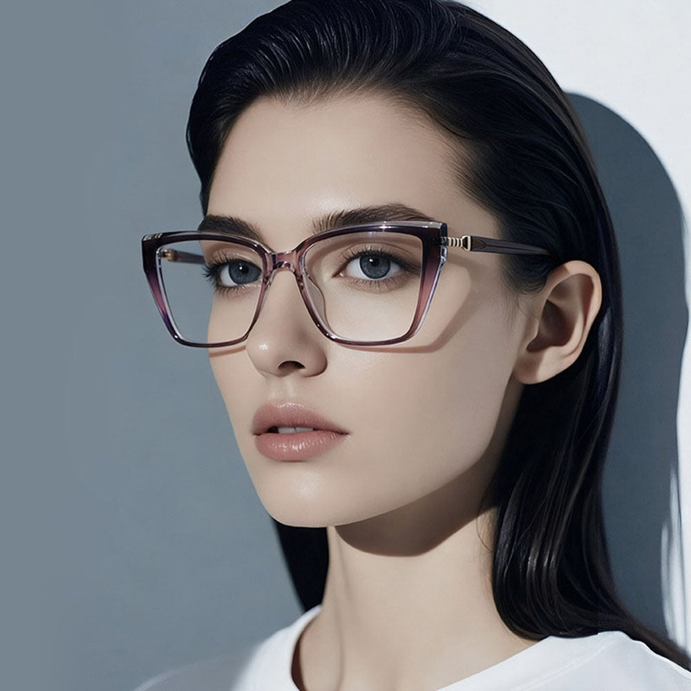 Lunettes d'ordinateur pour femme Techsuit LS250, anti-lumière bleue, dégradé rose