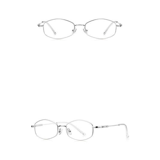 Lunettes d'ordinateur pour femme Techsuit LS501, anti-lumière bleue, argentées
