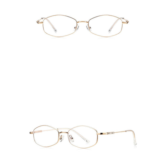 Lunettes d'ordinateur pour femme Techsuit LS501, anti-lumière bleue, dorées