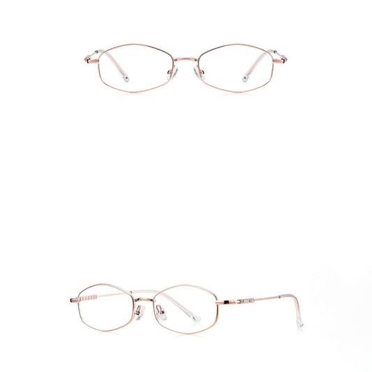 Lunettes d'ordinateur pour femme Techsuit LS501, anti-lumière bleue, rose doré