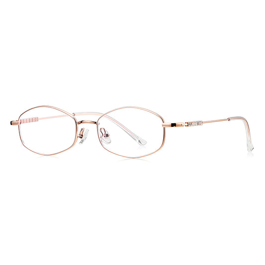 Lunettes d'ordinateur pour femme Techsuit LS501, anti-lumière bleue, rose doré