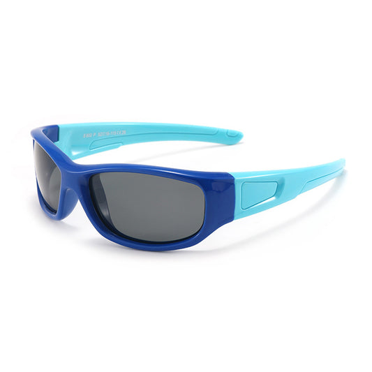 Lunettes de Soleil Sport Enfants Techsuit 800-C28, Polarisées, Bleu Clair