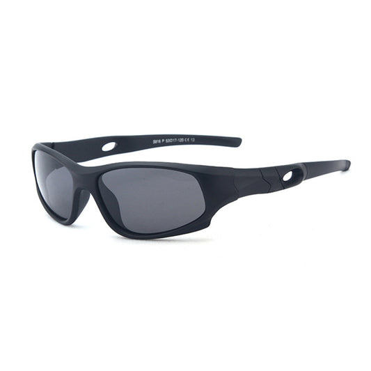 Lunettes de Soleil Sport Enfants Techsuit 816-C13, Polarisées, Noires