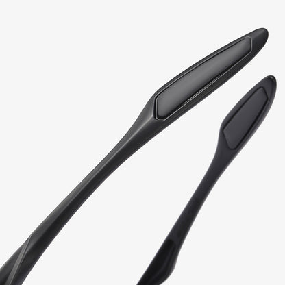 Lunettes de Cyclisme Unisex Techsuit 1806, Protection UV, Noir Bleu Violet
