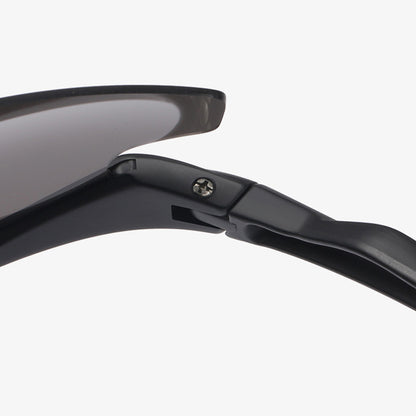 Lunettes de Cyclisme Unisex Techsuit 1806, Protection UV, Noir Bleu Violet