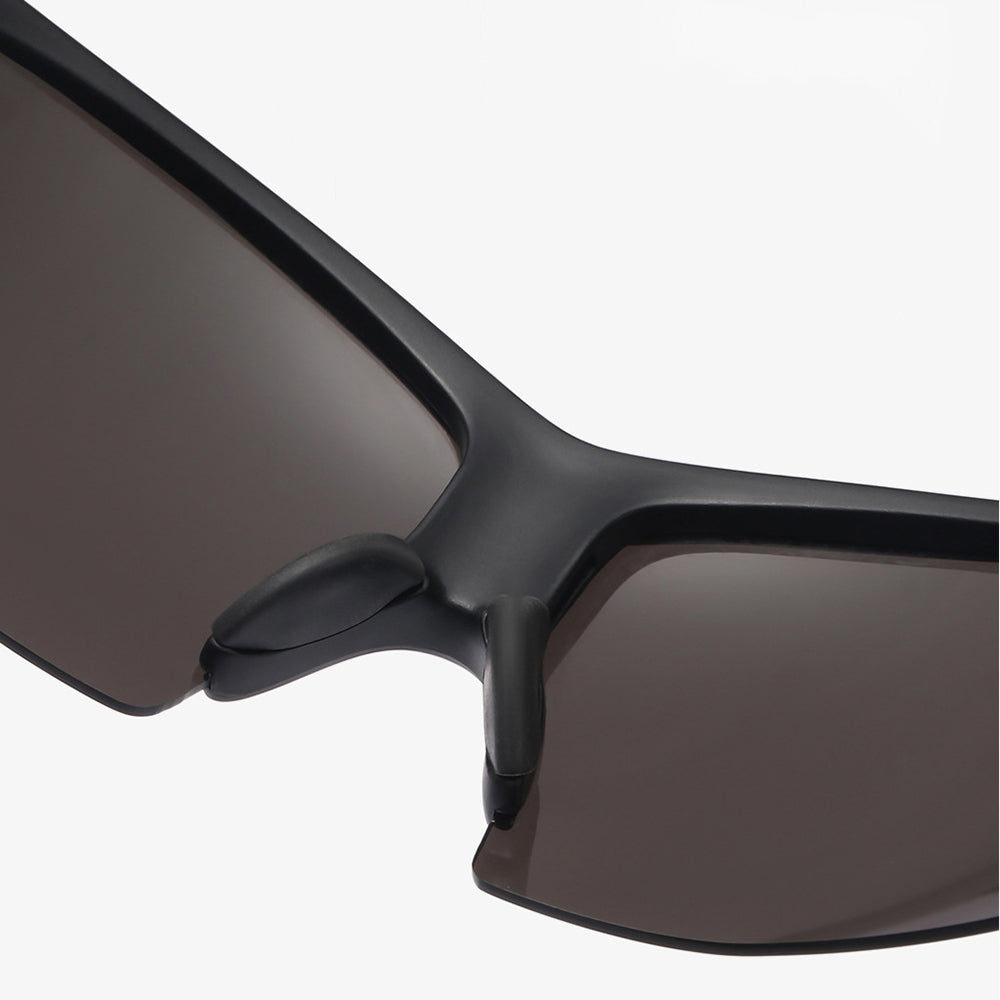 Lunettes de Cyclisme Unisex Techsuit 1806, Protection UV, Noir Bleu Violet