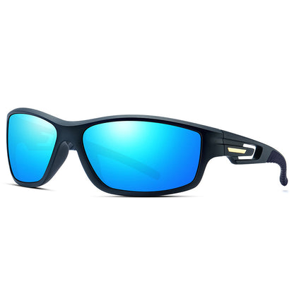 Lunettes de Cyclisme Unisexes Techsuit 201910, Polarisées, Bleues