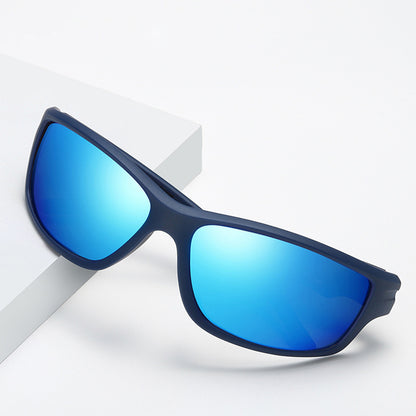 Lunettes de Cyclisme Unisexes Techsuit 201910, Polarisées, Bleues