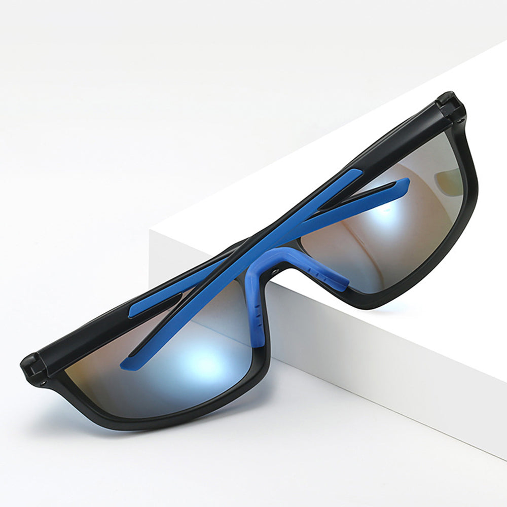 Lunettes de Cyclisme Unisexes Techsuit 3047, Protection UV, Bleues