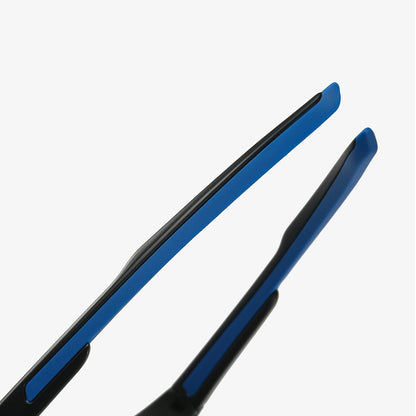 Lunettes de Cyclisme Unisexes Techsuit 3047, Protection UV, Noires Transparentes