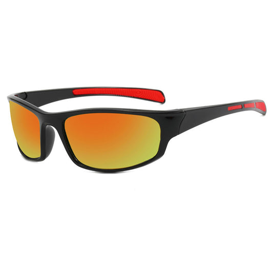 Lunettes de Cyclisme Unisex Techsuit 9937, Noires Orange