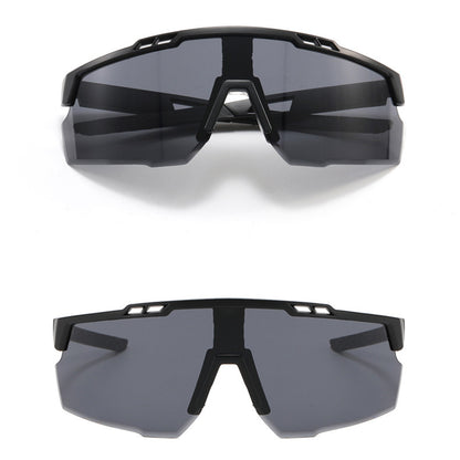 Lunettes de Cyclisme Unisexes Techsuit 9963, Noires Orange