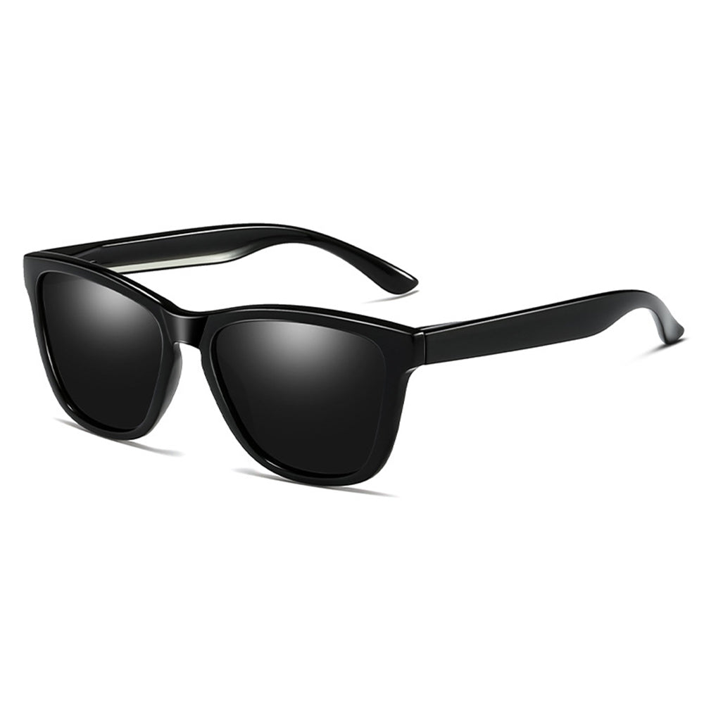 Lunettes de Soleil Homme Techsuit 0717, Polarisées, Protection UV, Noires
