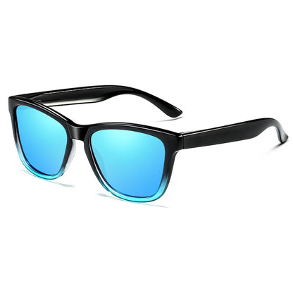 Lunettes de Soleil Homme Techsuit 0717, Polarisées, Protection UV, Noir Bleu