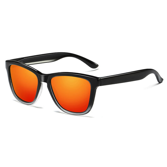 Lunettes de Soleil Homme Techsuit 0717, Polarisées, Protection UV, Noir Rouge
