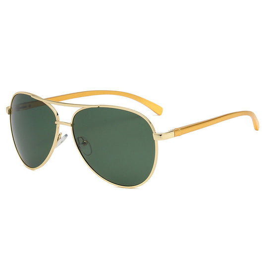 Lunettes de Soleil Homme Techsuit 2150, Polarisées, Protection UV, Or Vert