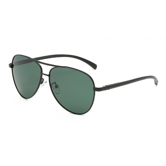 Lunettes de Soleil Homme Techsuit 2150, Polarisées, Protection UV, Noir Vert
