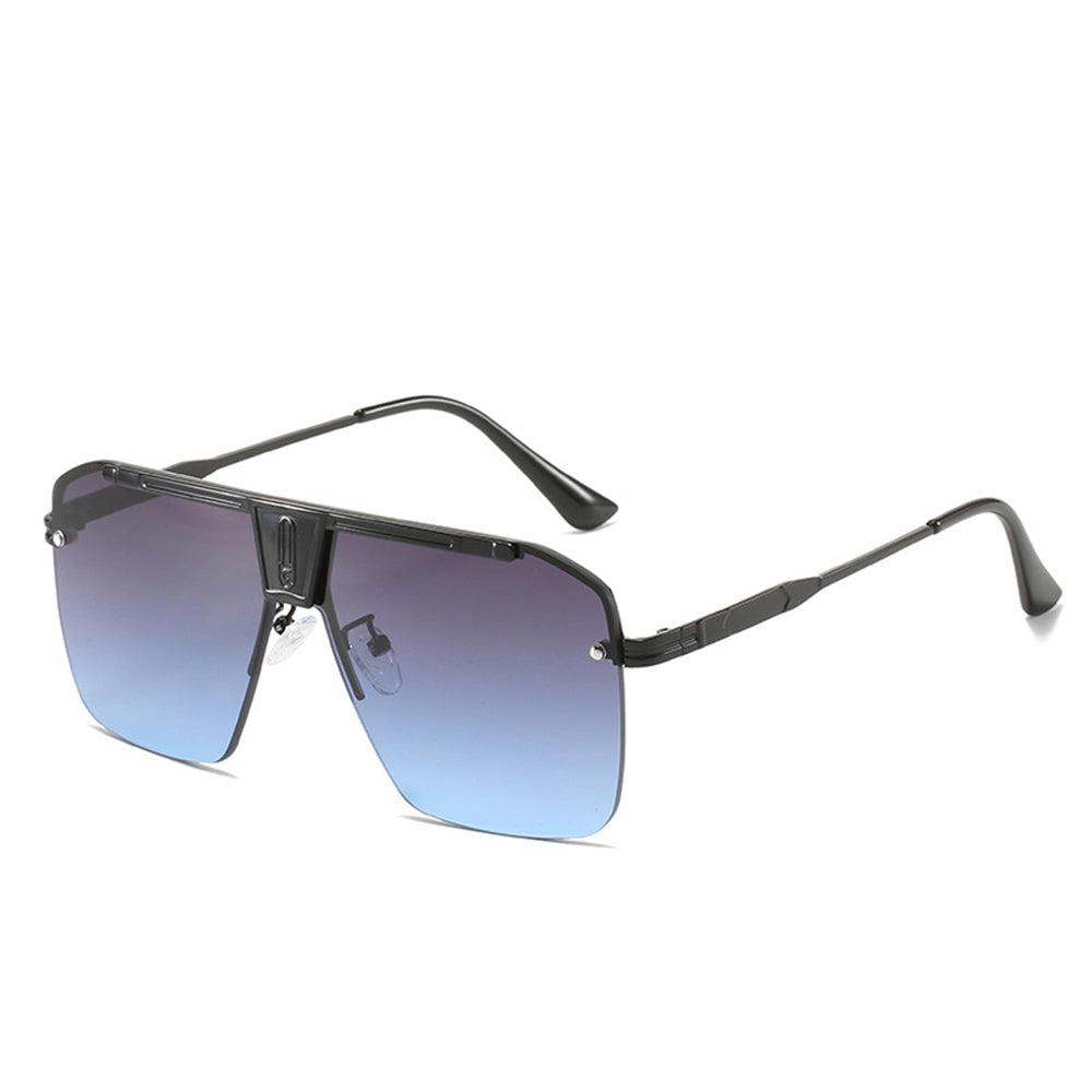 Lunettes de Soleil Homme Techsuit 2576, Noir Gris Bleu