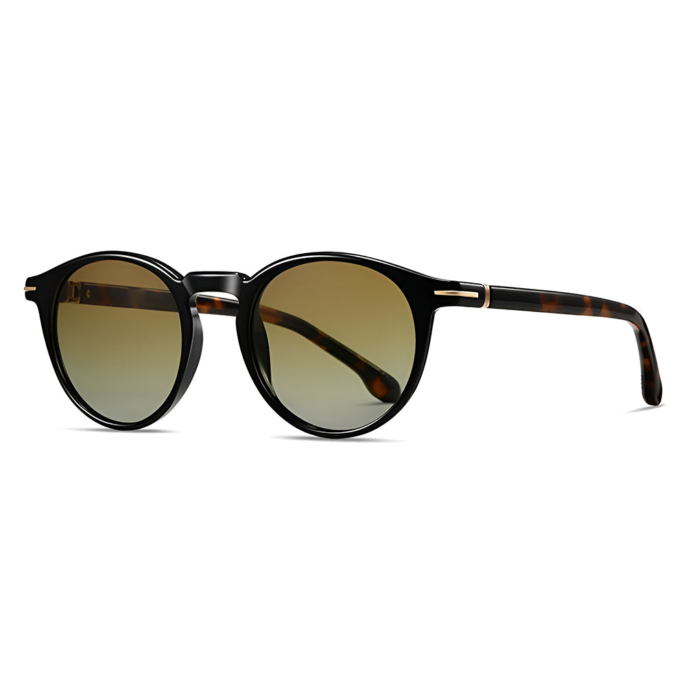 Lunettes de Soleil Homme Techsuit 31235, Polarisées, Noires Jaunes