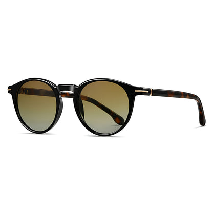 Lunettes de Soleil Homme Techsuit 31235, Polarisées, Noires Jaunes