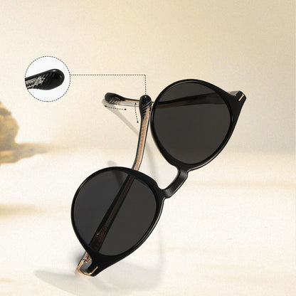 Lunettes de Soleil Homme Techsuit 31235, Polarisées, Noires Jaunes