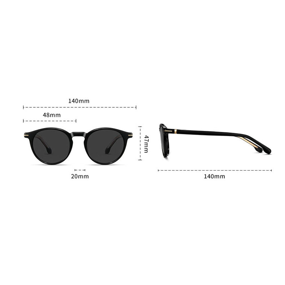 Lunettes de Soleil Homme Techsuit 31235, Polarisées, Noires Jaunes