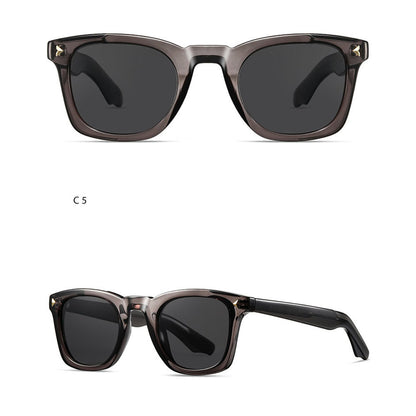 Lunettes de Soleil Homme Techsuit 31243, Polarisées, Protection UV, Gris